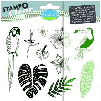 Razítka Stampo Clear, gelová - Džungle