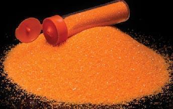 Barevný písek, 70 g - oranžová
