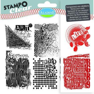 Razítka Stampo Clear, gelová  - Ornamenty - 1