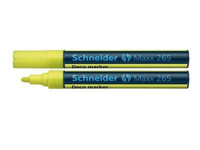 Křídový popisovač Schneider Maxx 265 - žlutý - 1