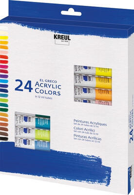 Sada barev Akrylic Colors el GRECO - 24x12 ml - 1