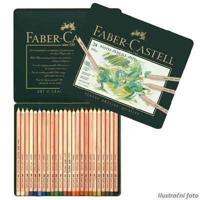 Faber-Castell Pastelky PITT PASTEL - 24 ks v kovové etui - 1