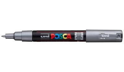 Akrylový popisovač UNI POSCA PC-1M - stříbrný 26 / 0,7mm - 1