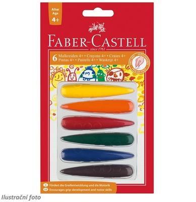 Faber-Castell Plastové pastelky do dlaně  6 ks /4+/ i pro "L" - 1
