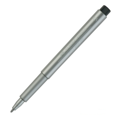 Faber-Castell PITT Artist Pen 1,5 mm - stříbrný č. 251 - 1