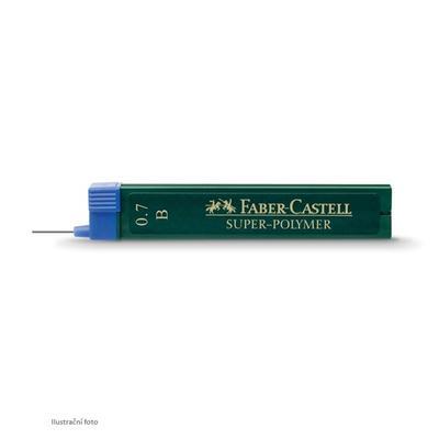 Faber-Castell Grafitové Tuhy SUPER POLYMER do mikrotužky - 0,7 mm, B