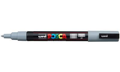Akrylový popisovač UNI POSCA PC-3M - šedý 37 / 0,9-1,3mm - 1