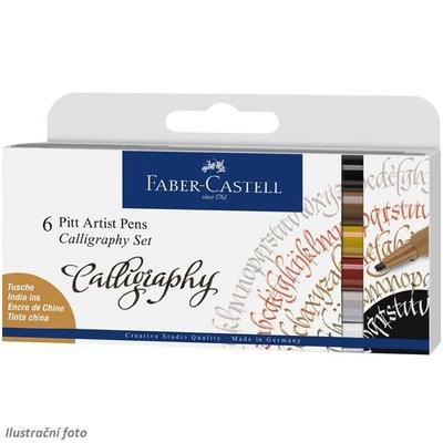 Faber-Castell Popisovače Pitt Artist Pens C, 6ks - 1