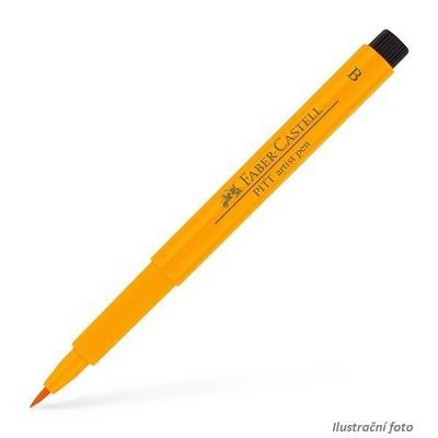 Faber-Castell PITT Artist Pen B - tmavý chromový žlutý č. 109 - 1