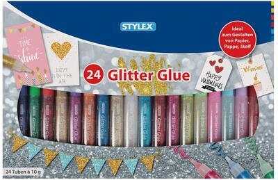 Stylex Glitter 3D lepidlo / 10 g, 24 barev - 1