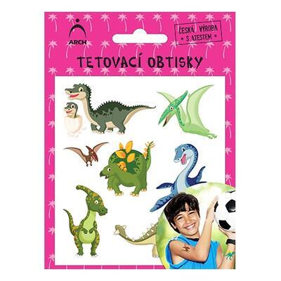 Dětské tetovací obtisky - dinosauři 02