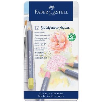 Faber-Castell akvarelové pastelky Goldfaber Aqua - 12 ks - 1
