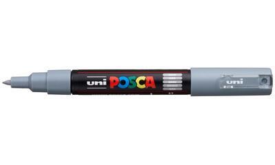 Akrylový popisovač UNI POSCA PC-1M - šedý 37 / 0,7mm - 1