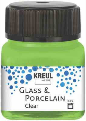 Barva na sklo a porcelán KREUL Clear 20ml - jablkově zelená
