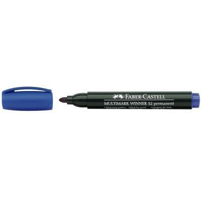 Faber-Castell Permanentní popisovač MULTIMARK WINNER 52 - kulatý hrot, modrý