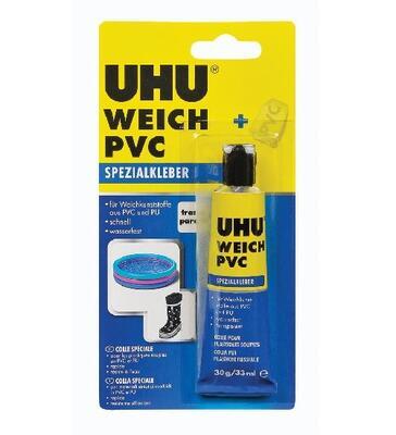 Lepidlo UHU weich na PVC (měkčené plasty) - 30g