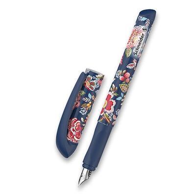 Bombičkové pero Schneider VOICE - modrá motiv květin - 1