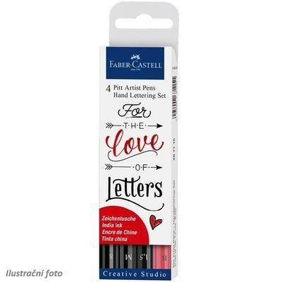 Faber-Castell PITT Popisovače  For The Love of Letters - 4 ks - 1