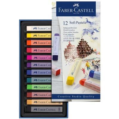 Faber-Castell QUALITY  Suché křídy - 12 ks