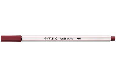 STABILO Pen 68 brush - bordó - 2