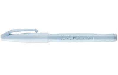 Pentel SES15C-N2X Popisovač Touch Brush Sign Pen - světle šedý - 2