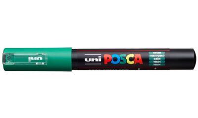 Akrylový popisovač UNI POSCA PC-1M - zelený 6 / 0,7mm - 2