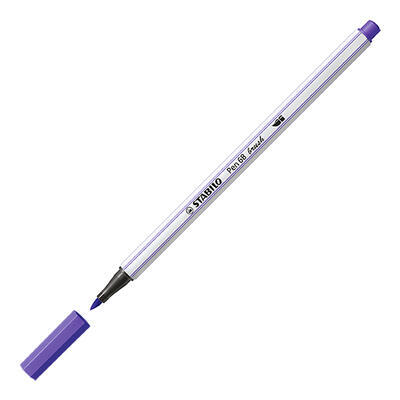 STABILO Pen 68 brush - fialová - 2