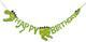 Girlanda STYLEX 14262, Jednorožec Happy Birthday, dinosaurus Bunting / 2,5m - 2/7