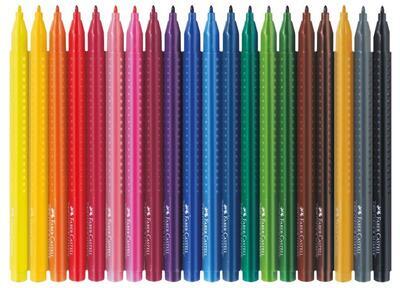 Faber-Castell Popisovače Grip Colour Marker - sada 20 ks - 2