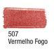 Acrilex Barva na textil 37ml - metalická ohnivě červená 507 - 2/2