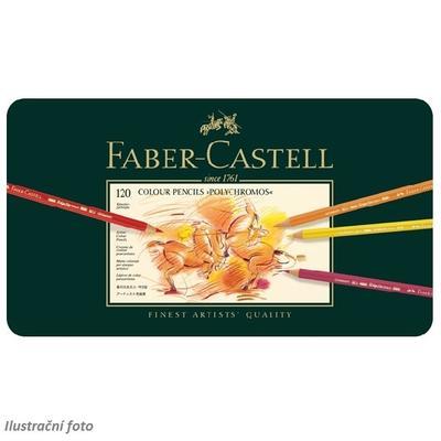 Faber-Castell Pastelky Polychromos - 120 ks v kovové etui - 2