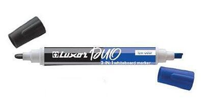 Whiteboard sada popisovačů na bílé tabule Luxor Duo ve 4 barvách 33000/4BC - 2