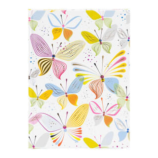 Zápisník A5 (15x22cm), 100g/m2, 200 listů - Virtual Butterflies - 2