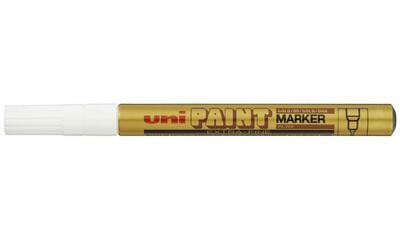 UNI PAINT Marker popisovač 0,8 mm - zlatý - 2