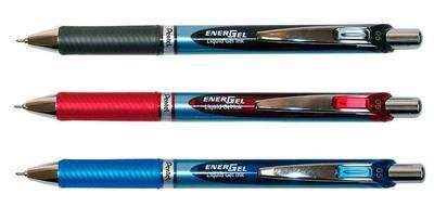 Pentel EnerGel Roller BLN75-C mačkací 0,5 mm - modrý - 2