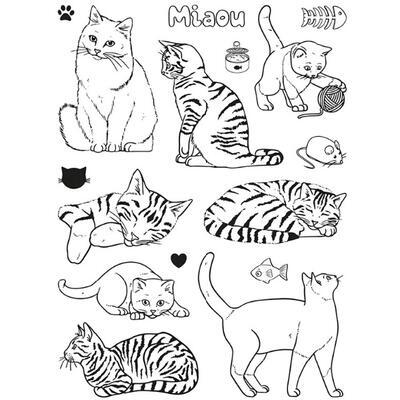 Razítka Creative Stamps - Kočky - 2