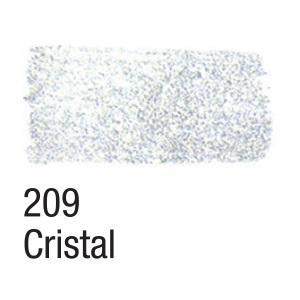 Acrilex Barva na textil 37ml - glitrová crystal 209 - 2