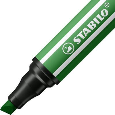STABILO Pen 68 MAX Vláknový fix s klínovým hrotem - sada 12 barev - 2