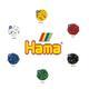 Hama MIDI Zažehlovací korálky 1000 ks - mix 6 barev - 2/2