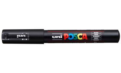 Akrylový popisovač UNI POSCA PC-1M - černý 24 / 0,7mm - 2