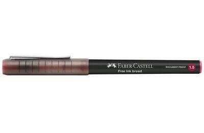 Faber-Castell Roller Free Ink broad 1.5 mm - vínový - 2