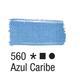 Acrilex Barva na textil 37ml - karibská modrá 560 - 2/2