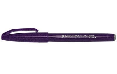 Pentel SES15C-V Popisovač Touch Brush Sign Pen - fialový - 2