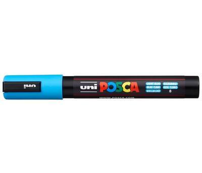 Akrylový popisovač UNI POSCA PC-5M - světle modrý 8 / 1,8-2,5mm - 2