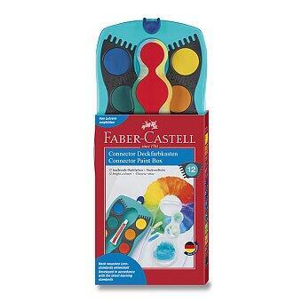 Faber-Castell Vodové barvy Connector tyrkys, 12 barev + bílá 125003 - 2