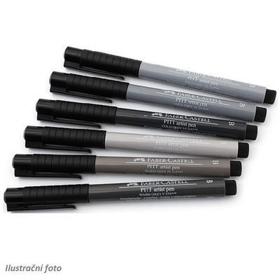 Faber-Castell PITT Artist Pen Brush - Odstíny šedé 6 ks - 2