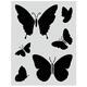 Šablona plastová Aladine - motýli, 10,8x14 cm - 2/3