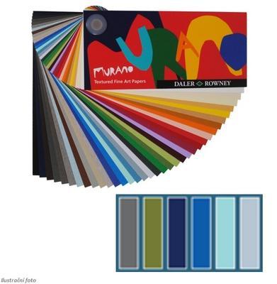Skicák Murano Pastel 6 Cool Colours - 406x305mm, 30 listů, modré a zelené odstíny - 2