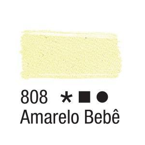 Acrilex Barva na textil 37ml - pastelová žlutá 808 - 2