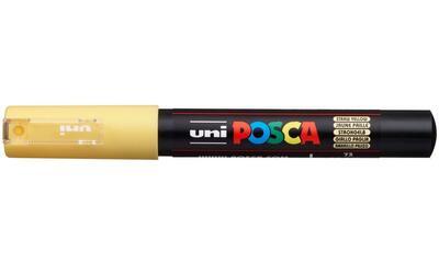 Akrylový popisovač UNI POSCA PC-1M - slámově žlutý 73 / 0,7mm - 2